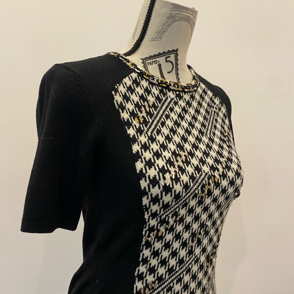 Nanette Lepore Black and White Dress Size Small - Picture 2 of 3